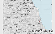 Silver Style Map of ZIP code 60164