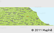 Physical Panoramic Map of ZIP code 60171