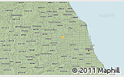 Savanna Style 3D Map of ZIP code 60176