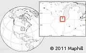 Blank Location Map of ZIP code 60187