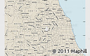Classic Style Map of ZIP code 60191