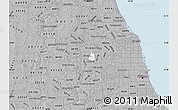 Gray Map of ZIP code 60191
