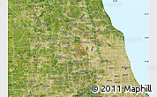 Satellite Map of ZIP code 60191