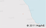 Silver Style 3D Map of ZIP code 60301, single color outside
