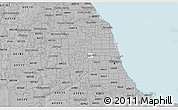 Gray 3D Map of ZIP code 60302