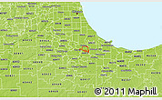 Physical 3D Map of ZIP code 60419