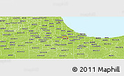 Physical Panoramic Map of ZIP code 60419