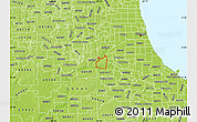 Physical Map of ZIP code 60480