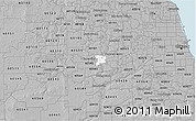 Gray 3D Map of ZIP code 60532