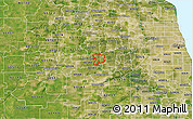 Satellite 3D Map of ZIP code 60532