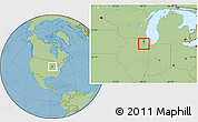 Savanna Style Location Map of ZIP code 60532