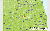 Physical Map of ZIP code 60532