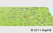 Physical Panoramic Map of ZIP code 60532