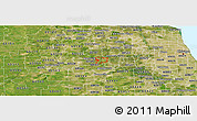 Satellite Panoramic Map of ZIP code 60532