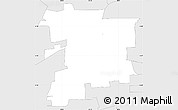 Silver Style Simple Map of ZIP code 60532