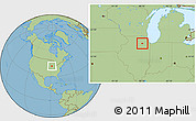 Savanna Style Location Map of ZIP code 60560