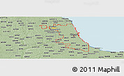 Savanna Style Panoramic Map of ZIP codes starting with 606