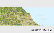 Satellite Panoramic Map of ZIP code 60625