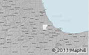 Gray 3D Map of ZIP code 60628