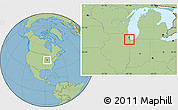 Savanna Style Location Map of ZIP code 60628