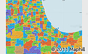 Political Map of ZIP code 60628