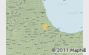 Savanna Style Map of ZIP code 60628