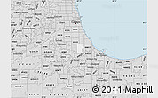Silver Style Map of ZIP code 60628