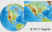 Physical Location Map of ZIP code 60629, within the entire country