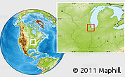 Physical Location Map of ZIP code 60629
