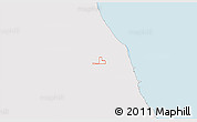 Silver Style 3D Map of ZIP code 60631, single color outside