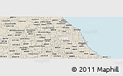 Classic Style Panoramic Map of ZIP code 60634