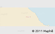 Classic Style Panoramic Map of ZIP code 60634, single color outside
