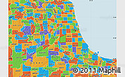 Political Map of ZIP code 60638