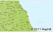 Physical 3D Map of ZIP code 60640