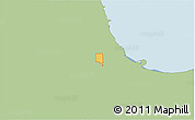 Savanna Style 3D Map of ZIP code 60643, single color outside