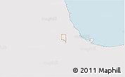 Silver Style 3D Map of ZIP code 60643, single color outside