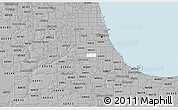 Gray 3D Map of ZIP code 60652