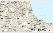 Shaded Relief 3D Map of ZIP code 60652
