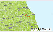 Physical 3D Map of ZIP code 60714
