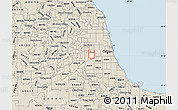 Classic Style Map of ZIP code 60804