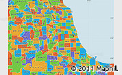 Political Map of ZIP code 60804