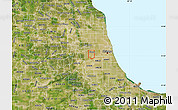Satellite Map of ZIP code 60804
