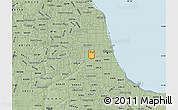 Savanna Style Map of ZIP code 60804