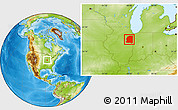 Physical Location Map of ZIP codes starting with 609