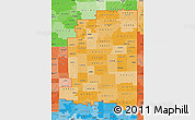 Political Shades Map of ZIP codes starting with 609