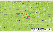 Physical 3D Map of ZIP code 61201