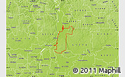 Physical Map of ZIP code 61252