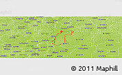 Physical Panoramic Map of ZIP code 61252
