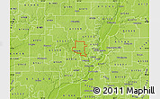 Physical Map of ZIP code 61528
