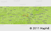 Physical Panoramic Map of ZIP code 61528